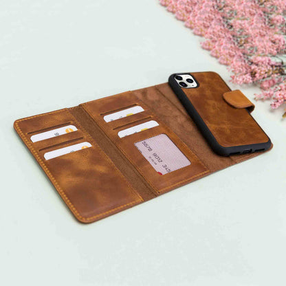 Santa iPhone 11 Pro Leather Detachable Wallet Case