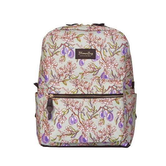 BloominBag Plums in Bloom 13-14 Inch MacBook / Laptop Backpack_1