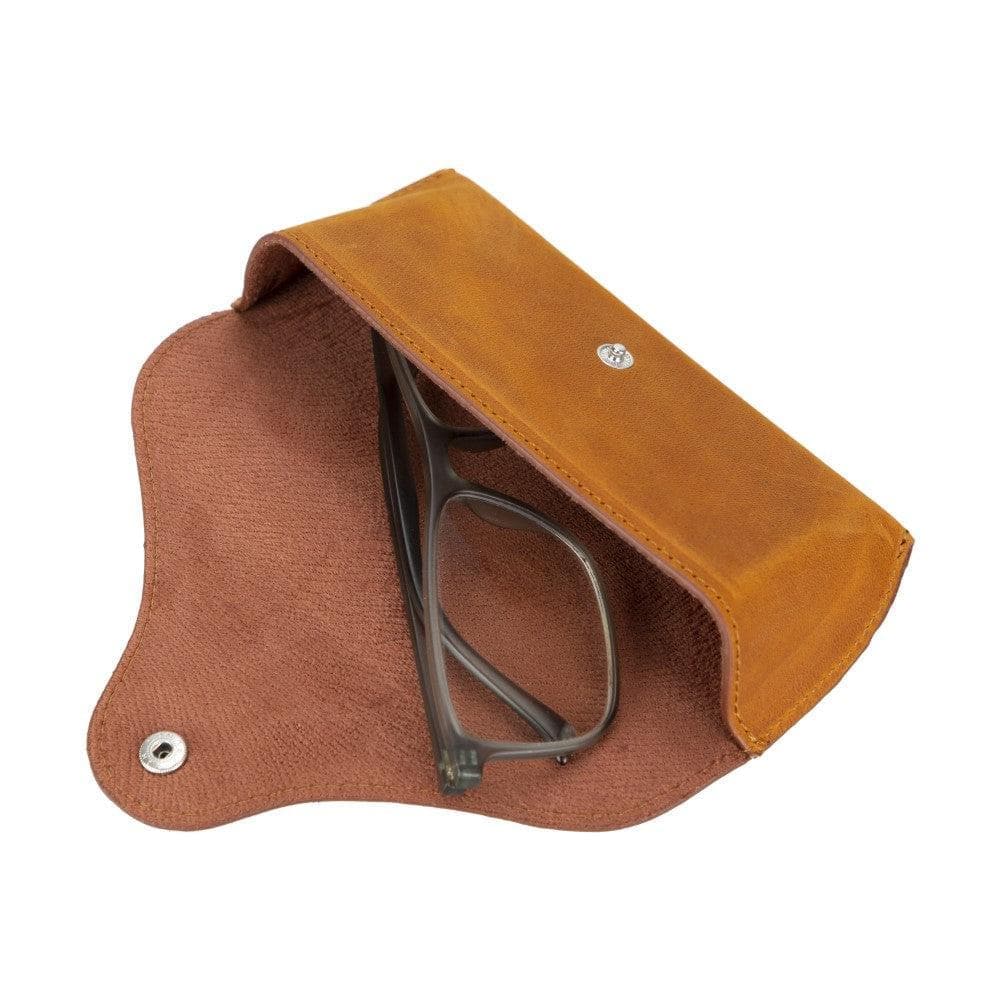 Roan Leather Glasses Case Vegetal Tan