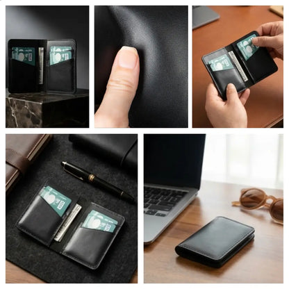 Enrico Leather Card Holder