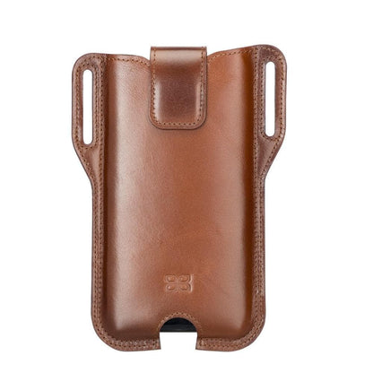 Bouletta Samsung Galaxy Note 10 Series Belt Clip Holster with Magnetic Closure Tan