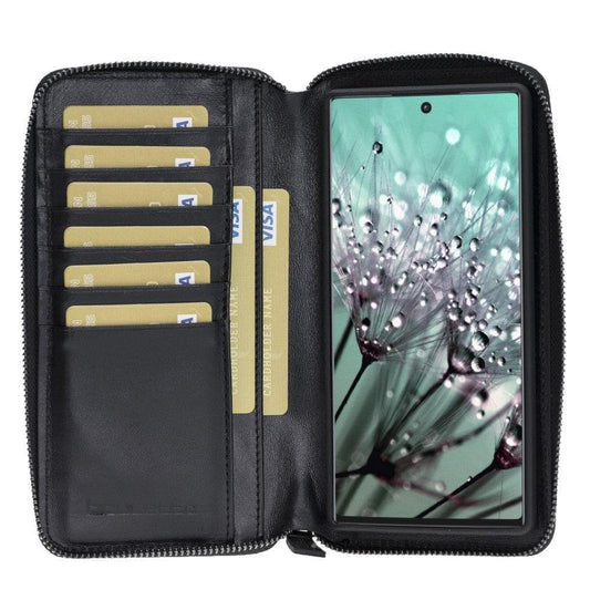 Bouletta Samsung Galaxy Note 10 Series Pouch Magnetic Leather Cover Case Samsung Note 10 / Rustic Black