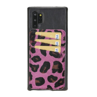 Bouletta Samsung Galaxy Note 10 Series Ultimate Jacket Cases with Detachable Card Holder Leopard-Pink