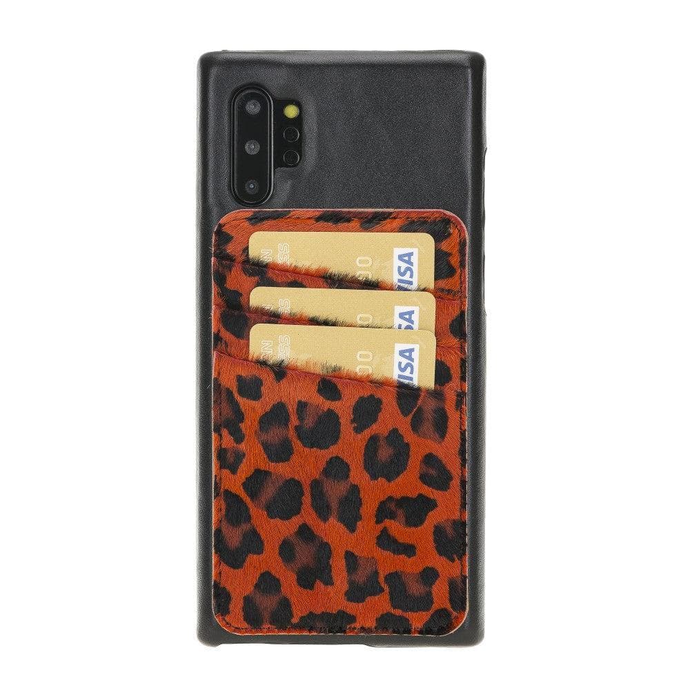 Bouletta Samsung Galaxy Note 10 Series Ultimate Jacket Cases with Detachable Card Holder Leopard-Red