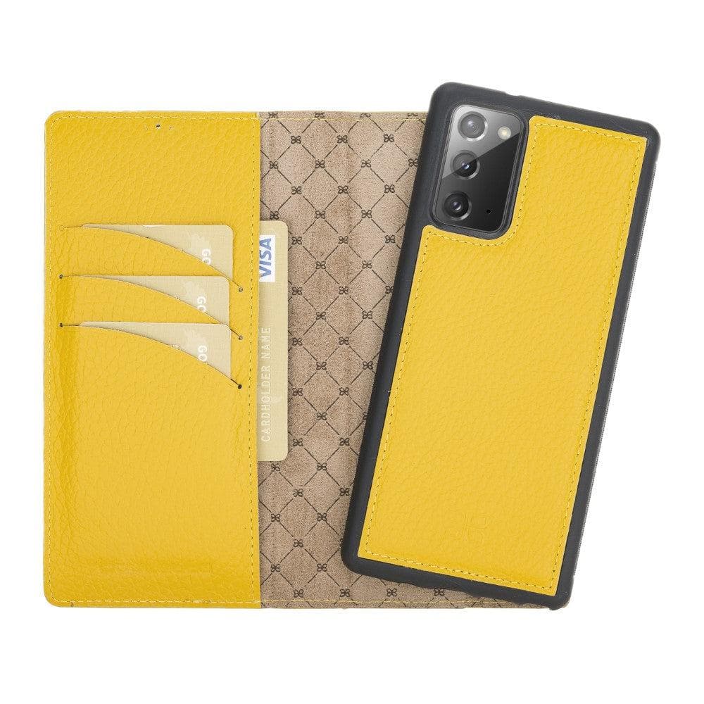 Bouletta Samsung Galaxy Note 20 Series Detachble Leather Wallet Case - MW Note 20 / Yellow