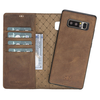 Bouletta Samsung Galaxy Note 8 Leather Wallet Case Samsung Note 8 / Antic Brown