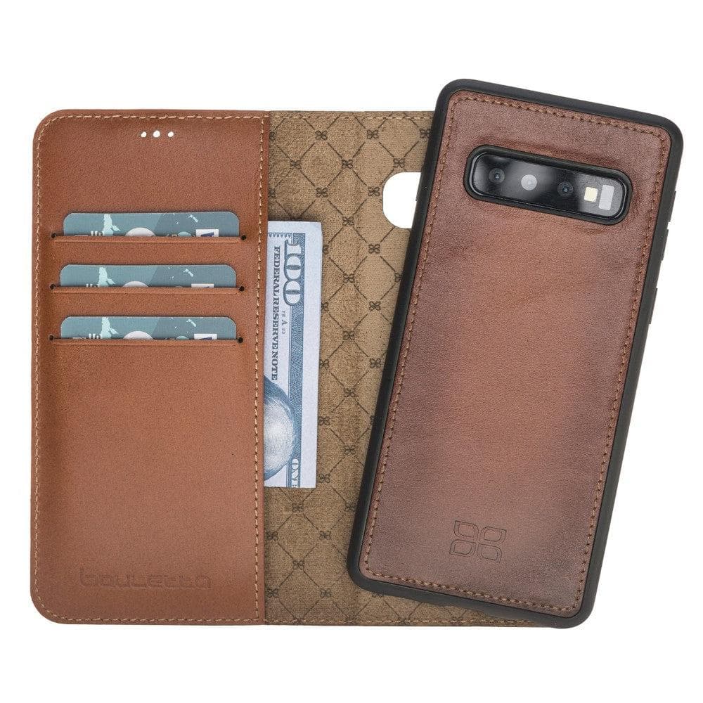 Bouletta Samsung Galaxy S10 Series Magnetic Detachble Leather Wallet Case Cover