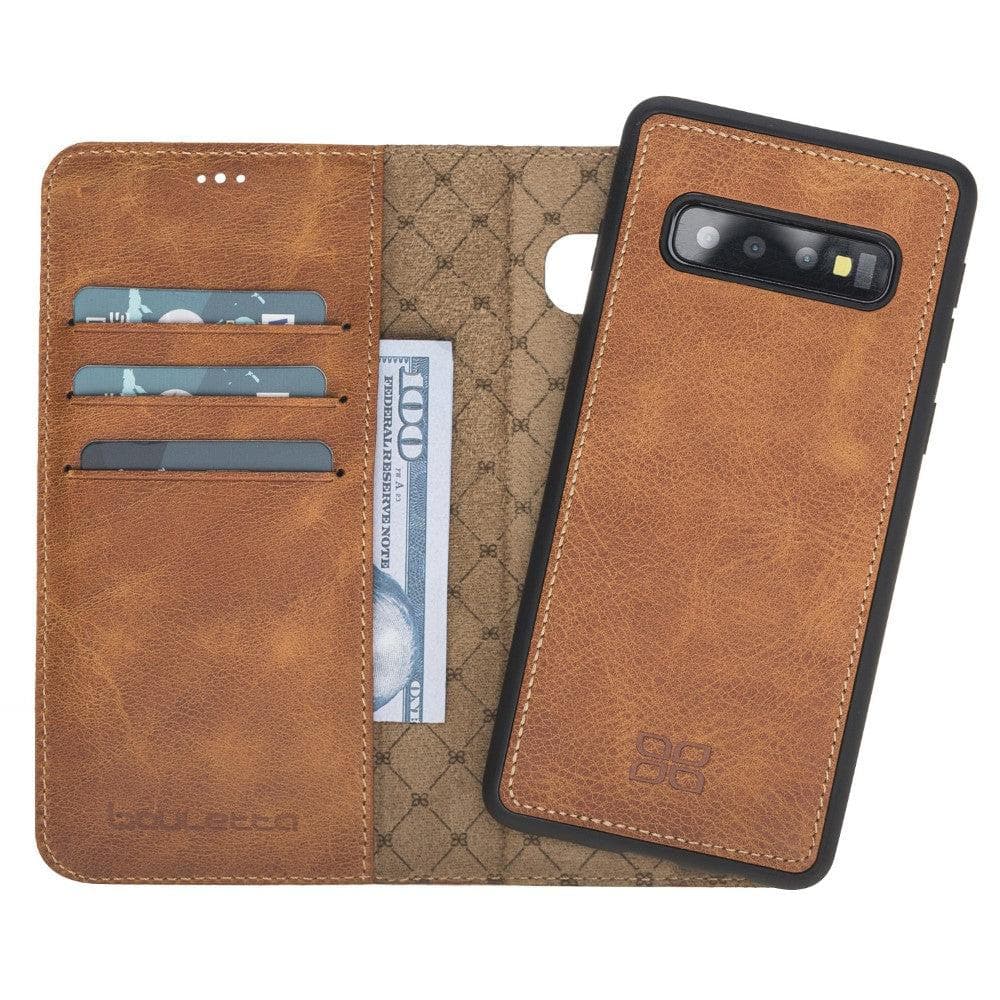 Bouletta Samsung Galaxy S10 Series Magnetic Detachble Leather Wallet Case Cover