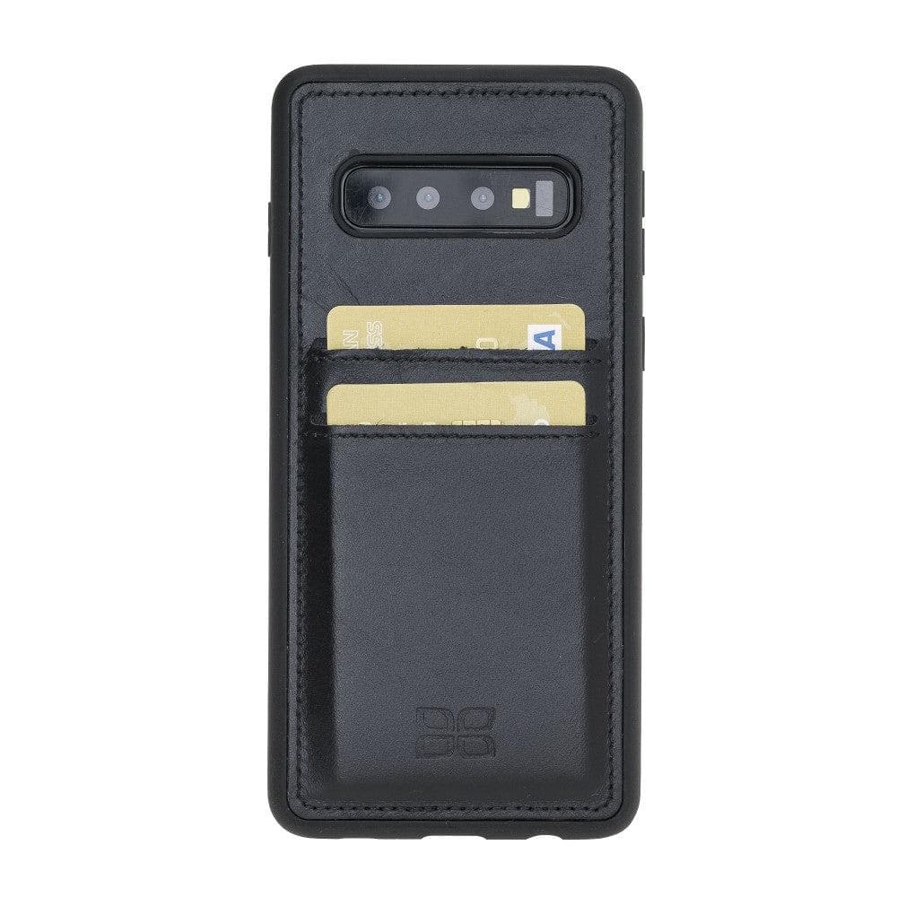 Bouletta Samsung Galaxy S10 Seriex Leather Flex Cover With Card Holder Case Samsung S10 / Rustic Black