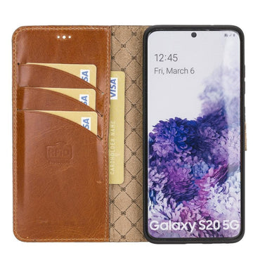 Bouletta Samsung Galaxy S20 Series Leather Magnetic Detachable Leather Wallet Case Samsung S20 / rst2ef