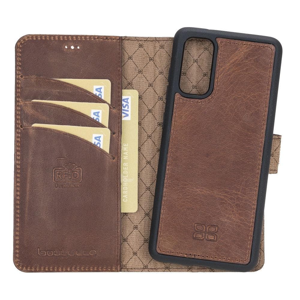 Bouletta Samsung Galaxy S20 Series Leather Magnetic Detachable Leather Wallet Case