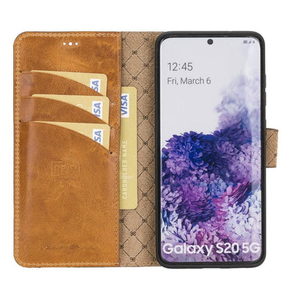 Bouletta Samsung Galaxy S20 Series Leather Magnetic Detachable Leather Wallet Case Samsung S20 / v18