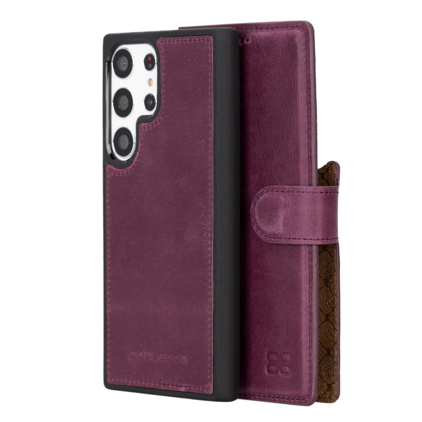 Bouletta Samsung Galaxy S23 Series Leather Wallet Cases - MW Galaxy S23 Ultra / Purple