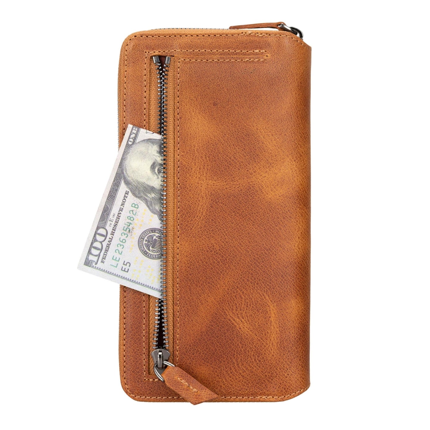 Bouletta Samsung Galaxy S23 Series Zippered Leather Wallet Cases - PMW