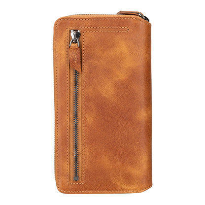 Bouletta Samsung Galaxy S23 Series Zippered Leather Wallet Cases - PMW