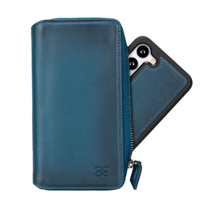 Bouletta Samsung Galaxy S23 Series Zippered Leather Wallet Cases - PMW