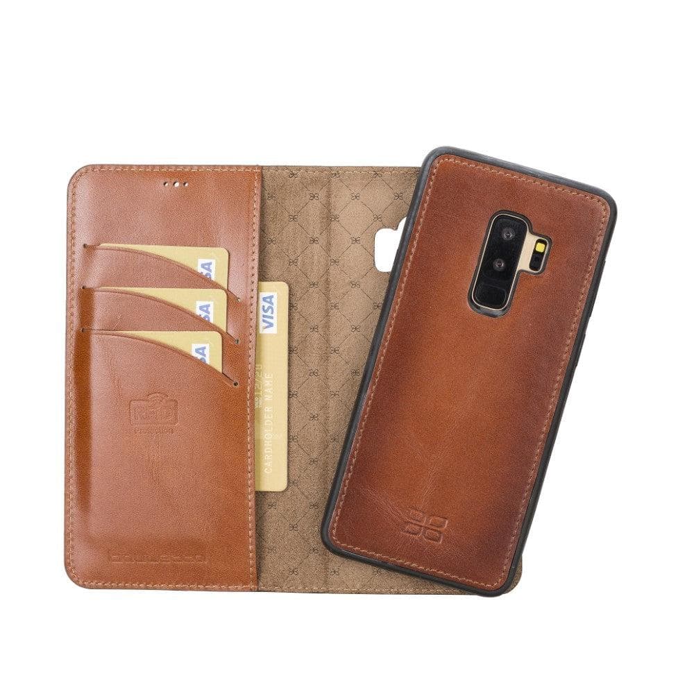 Bouletta Samsung Galaxy S9 Series Leather Detachble Magic Wallet Case - MW Samsung S9 / Rustic Tan