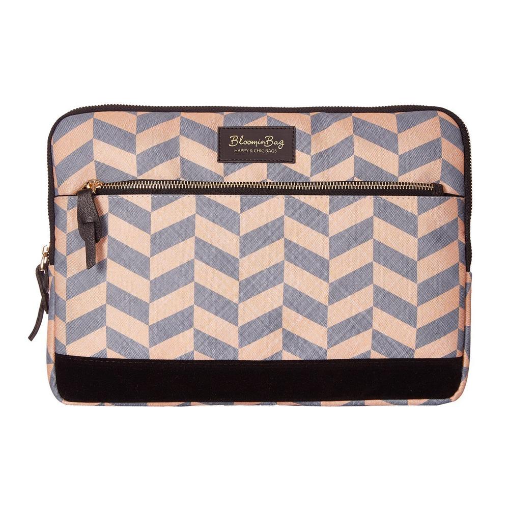 BloominBag Smokey Chevron 13-14 Inch Laptop / MacBook Sleeve_1