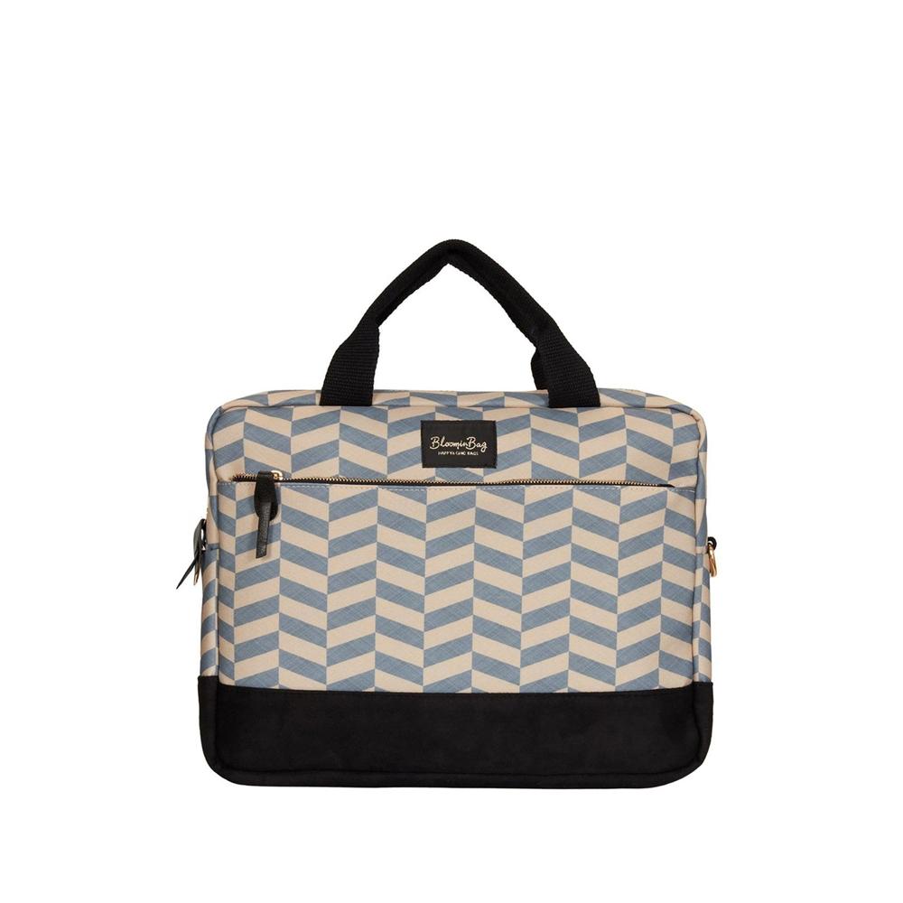 BloominBag Smokey Chevron 13-14 inch Laptop / MacBook Bag_1