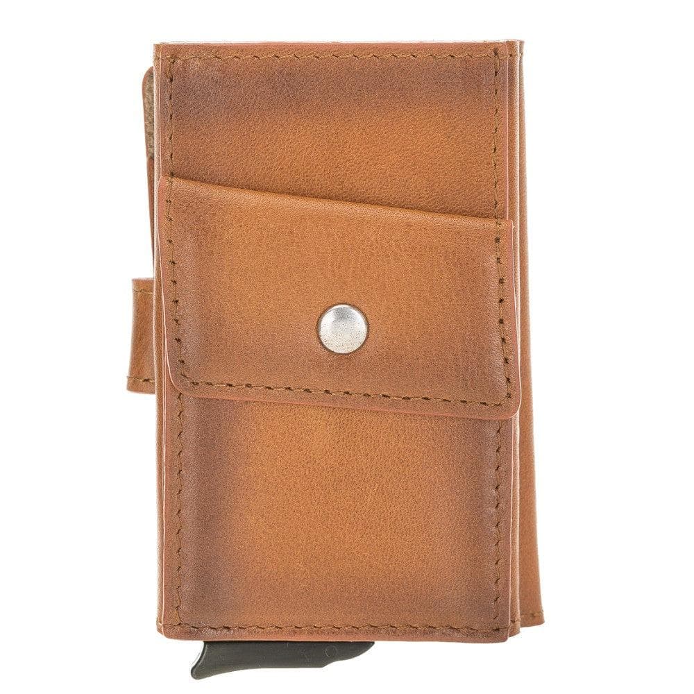 Bouletta Terry Coin Leather Mechanical Card Holder Rst2ef