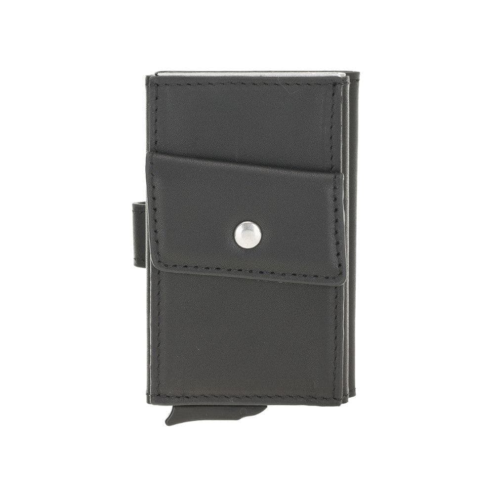 Bouletta Terry Coin Leather Mechanical Card Holder Rst1