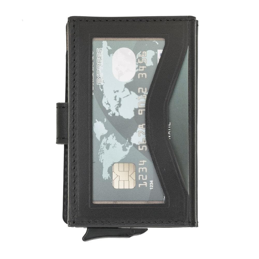 Bouletta Terry Coin Leather Mechanical Card Holder Rst1 Window