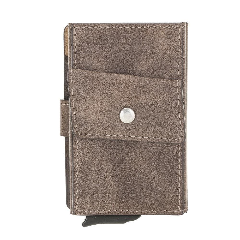 Bouletta Terry Coin Leather Mechanical Card Holder