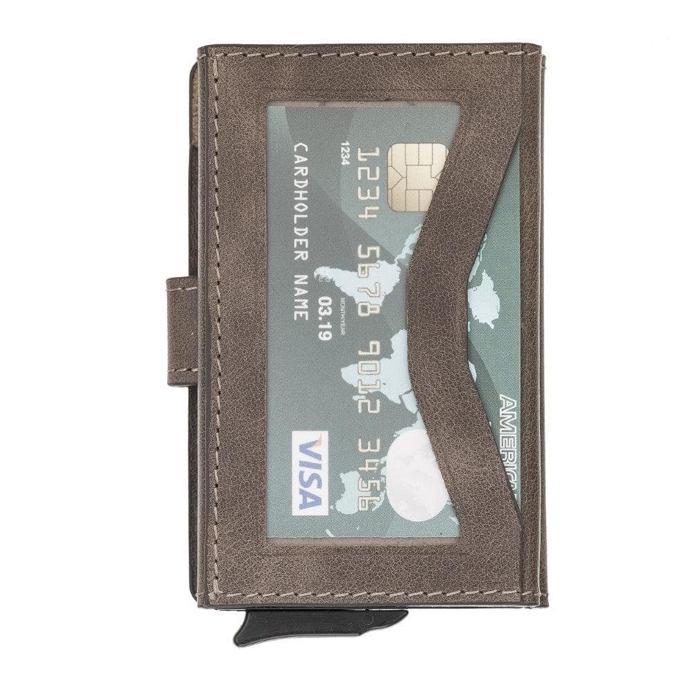 Bouletta Terry Coin Leather Mechanical Card Holder Tn3 Window