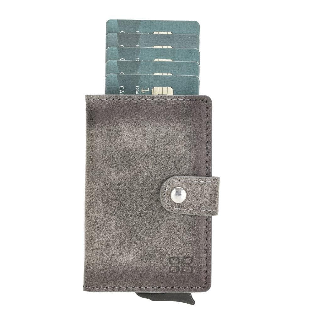 Bouletta Terry Coin Leather Mechanical Card Holder