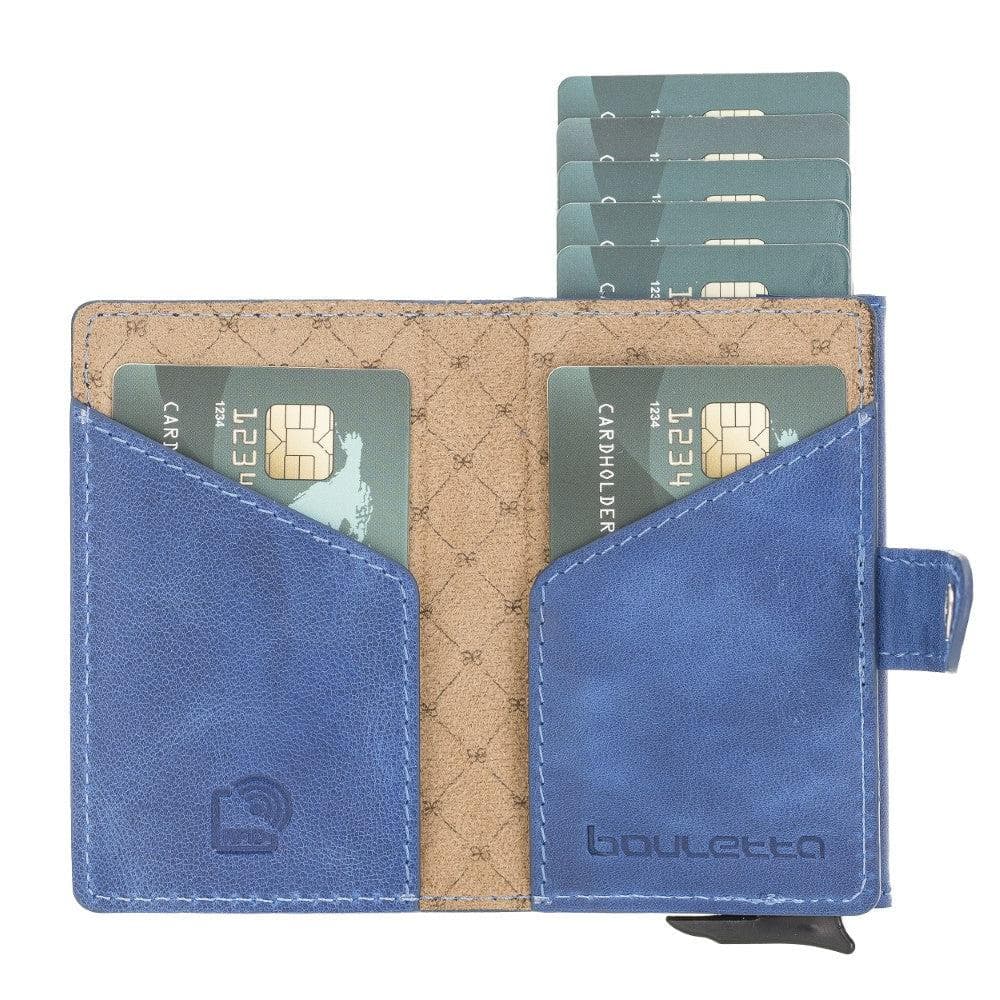 Bouletta Terry Coin Leather Mechanical Card Holder