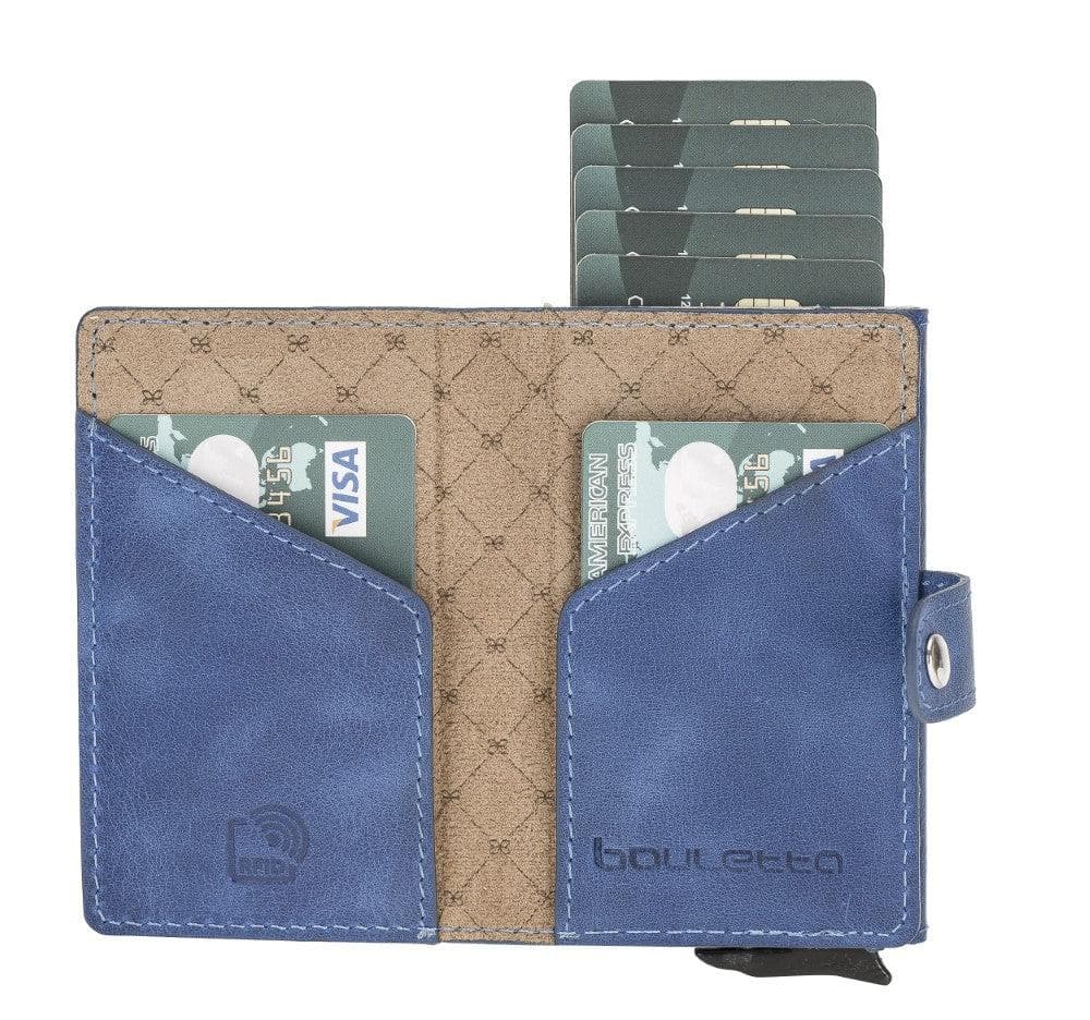 Bouletta Terry Coin Leather Mechanical Card Holder