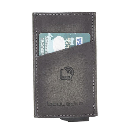 Bouletta Torres Leather Mechanical Card Holder