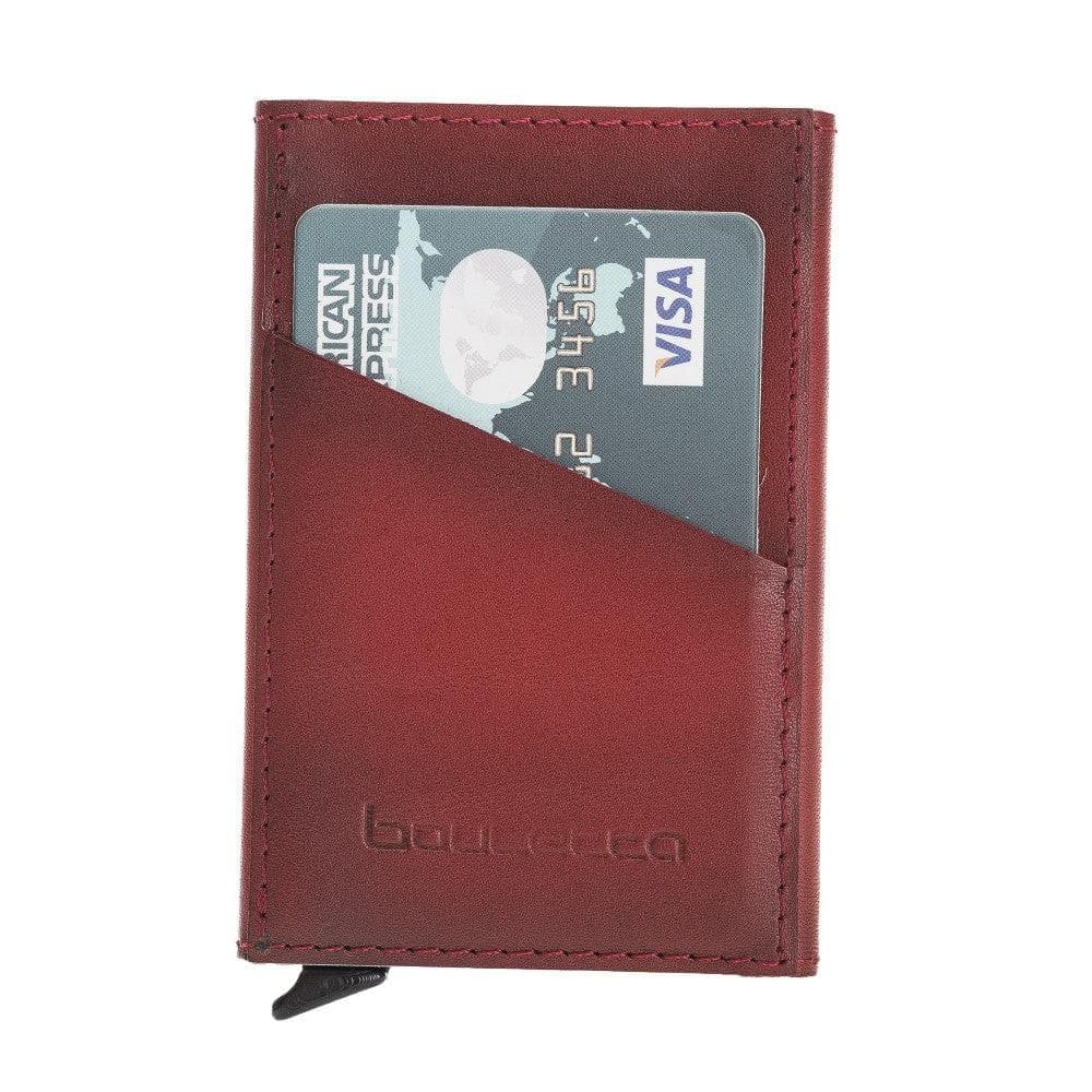 Bouletta Torres Leather Mechanical Card Holder V4EF