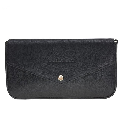 Bouletta Tria Leather Women Clutch Bag Black