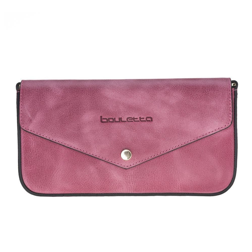 Bouletta Tria Leather Women Clutch Bag Pink