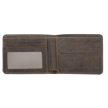 Bouletta Pier Handmade and Personalised Genuine Leather Wallet for Men's