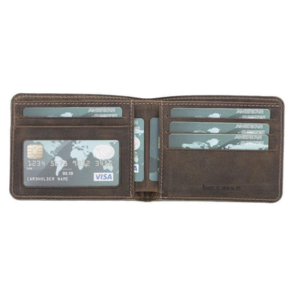 Bouletta Pier Handmade and Personalised Genuine Leather Wallet for Men's