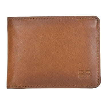 Bouletta Pier Handmade and Personalised Genuine Leather Wallet for Men's Rustic Tan