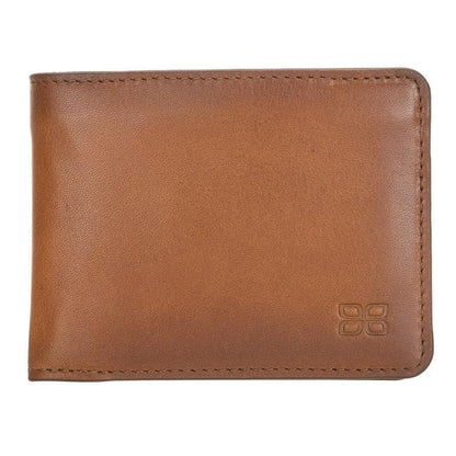 Bouletta Pier Handmade and Personalised Genuine Leather Wallet for Men's Rustic Tan