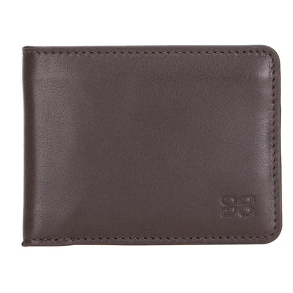 Bouletta Pier Handmade and Personalised Genuine Leather Wallet for Men's Rustic Brown