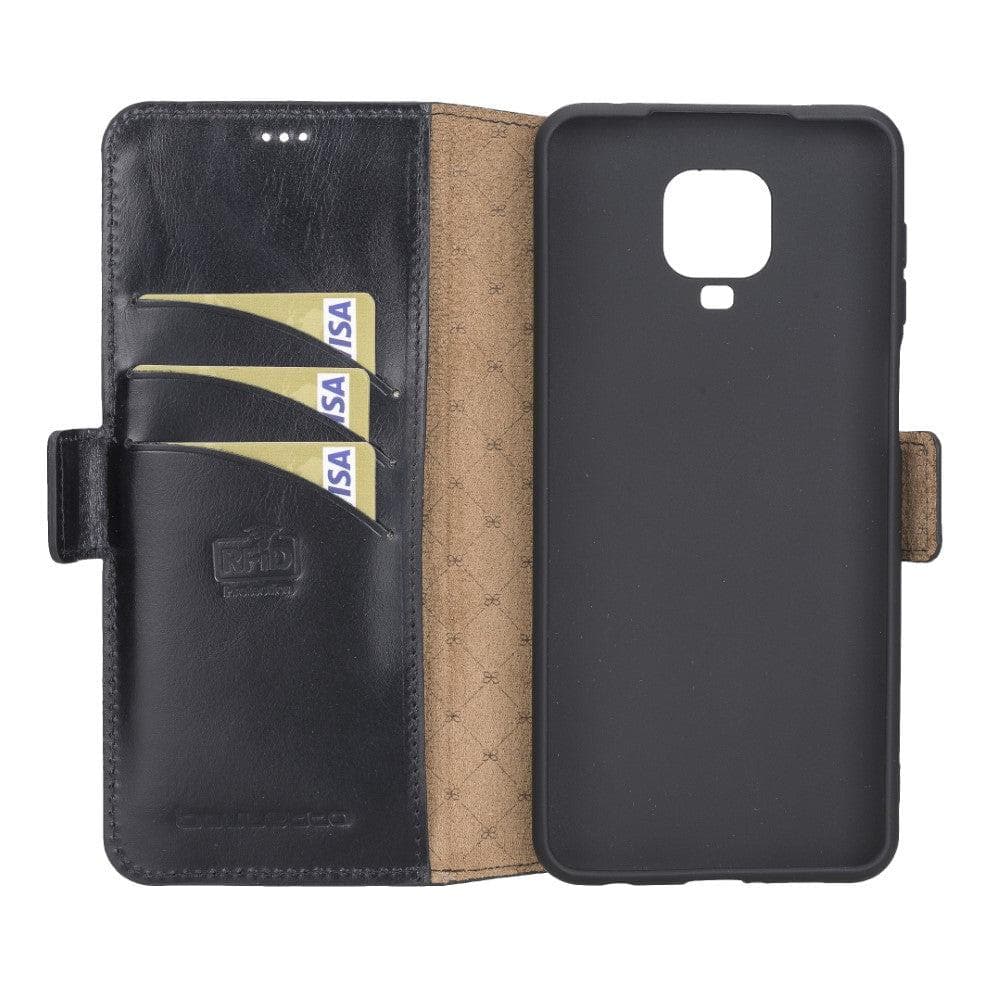 Bouletta Xiaomi Note 9 Series Leather Wallet Folio Case Xiaomi Note 9 / Rustic Black