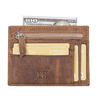 Bouletta Zip Leather Card Holder