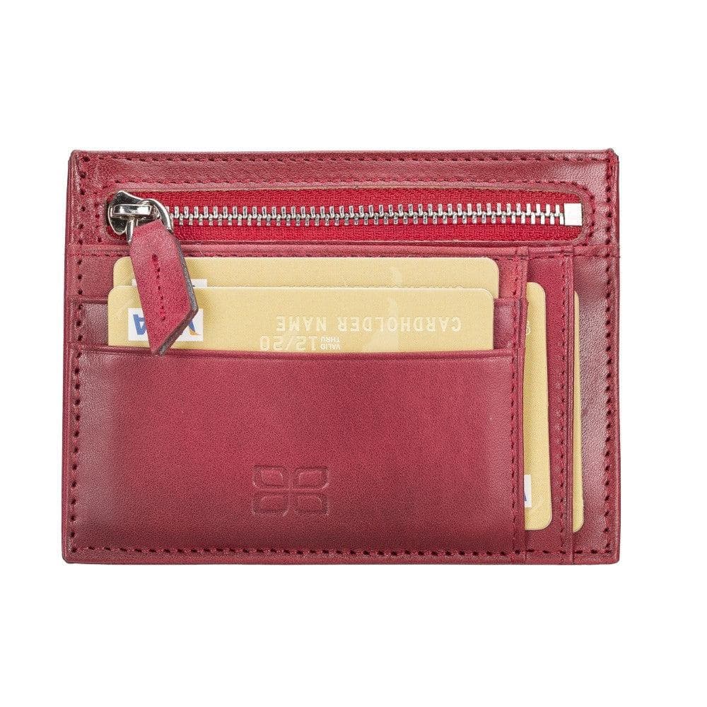 Bouletta Zip Leather Card Holder V4EF / Leather